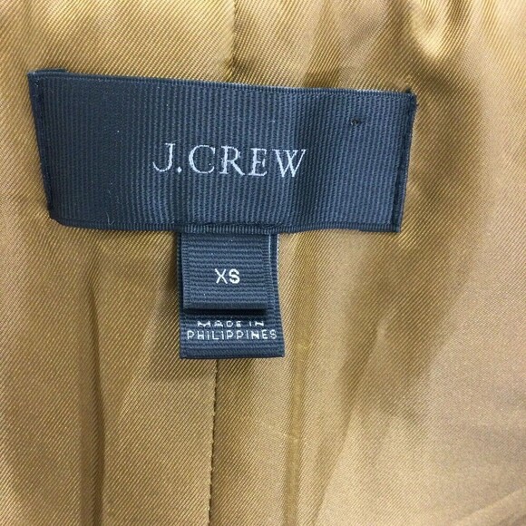 J.Crew Womens Plush Excursion Faux Fur Tedddy Full Zip Fleece Vest Camel Tan XS - Picture 8 of 13